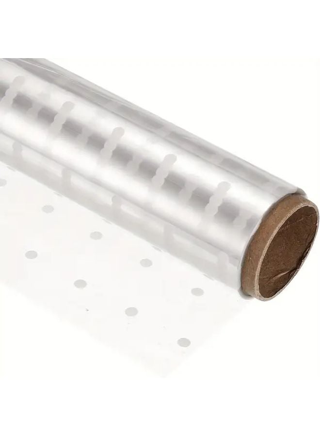 ورق تغليف سيلوفان منقط 15.75 × 1181.1 بوصة - لفافة ورق تغليف هدايا مزخرف ومتين - Image 5